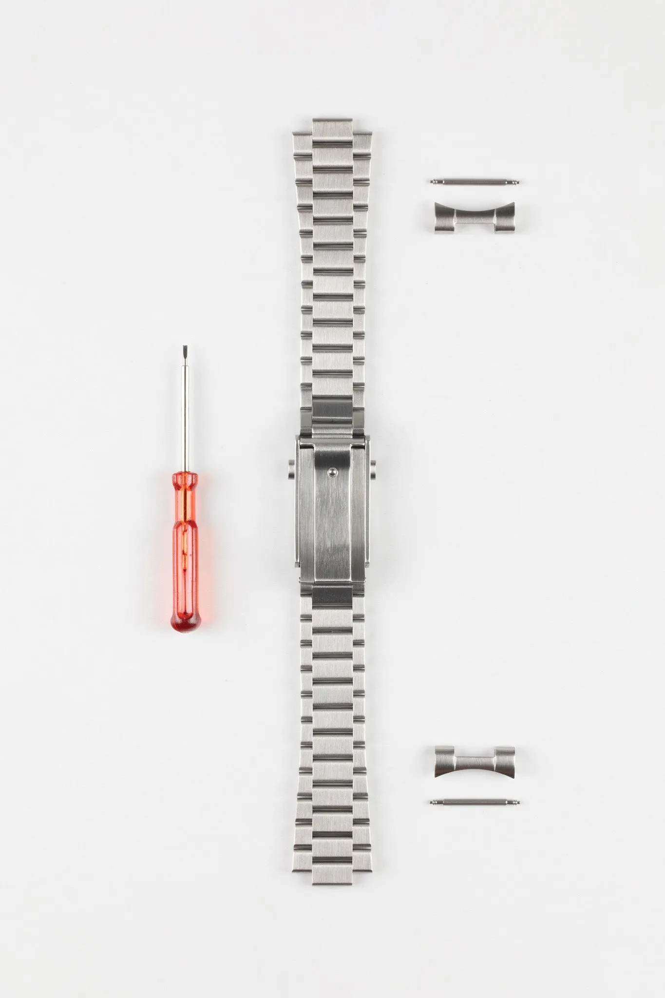 Forstner CONTEMPORARY FLAT LINK Bracelet for OMEGA Seamaster - Brushed