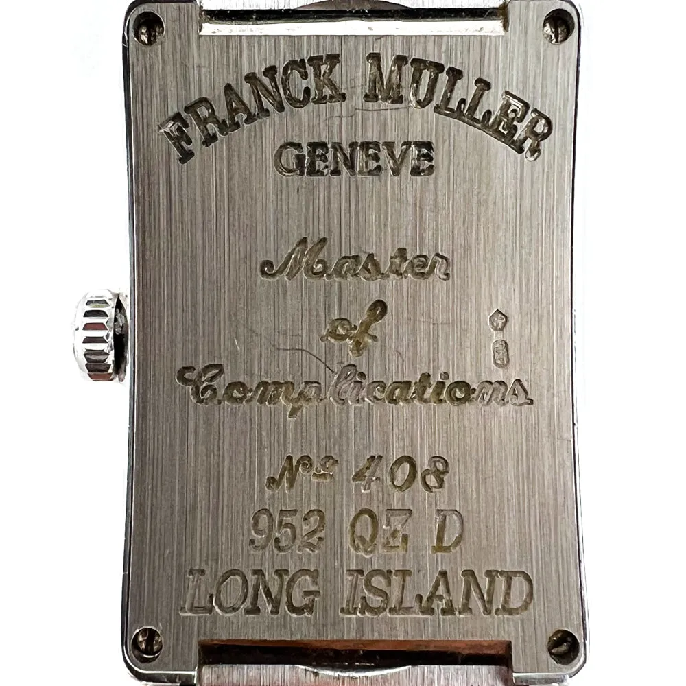Franck Muller 18k White Gold Long Island Diamond Watch