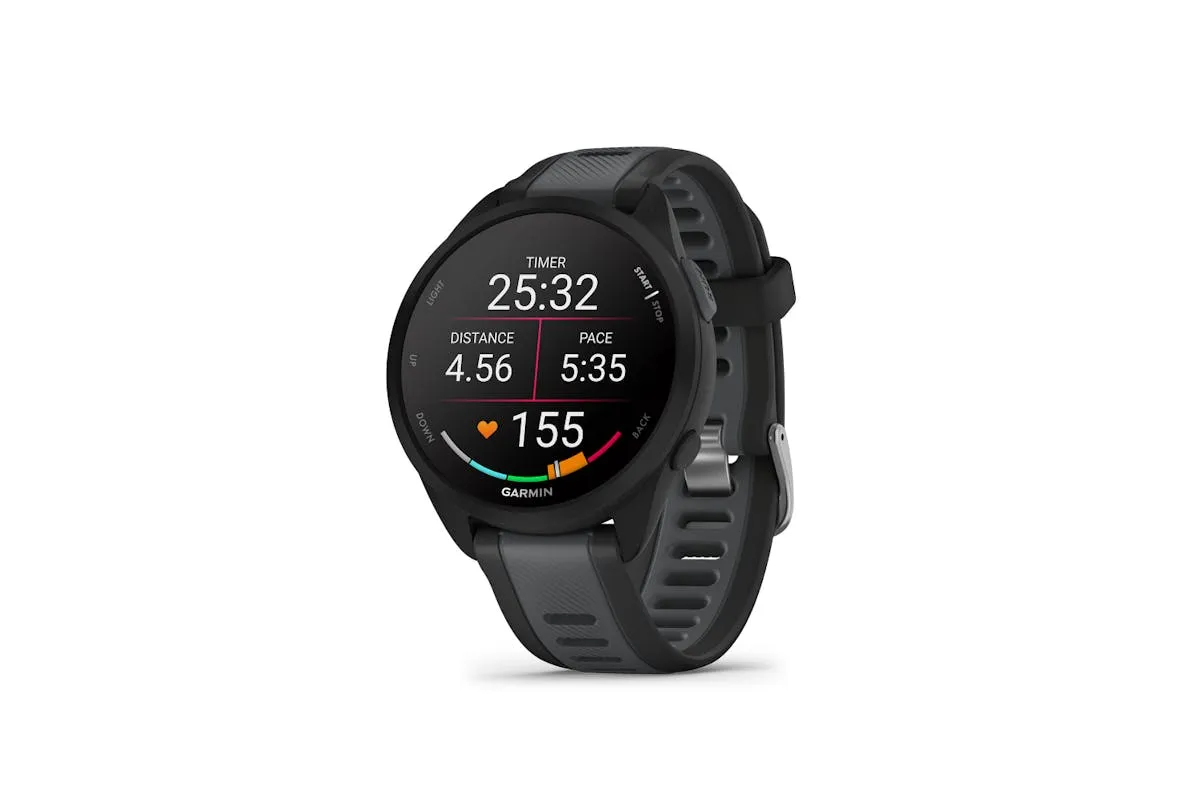 Garmin Forerunner 165 | 43mm | Black/Slate Grey