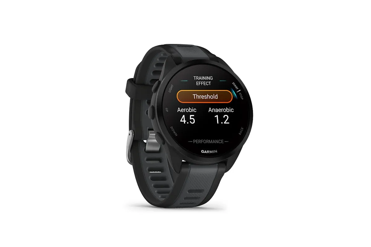 Garmin Forerunner 165 | 43mm | Black/Slate Grey