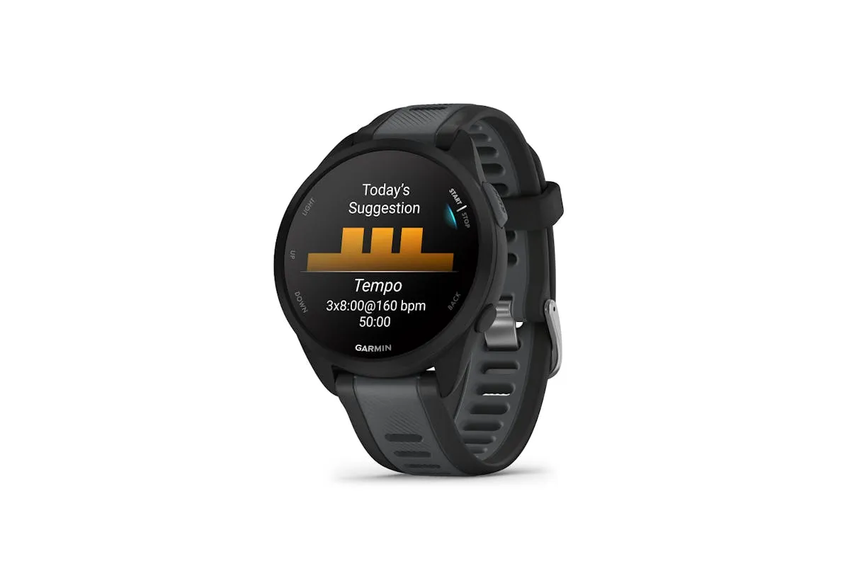 Garmin Forerunner 165 | 43mm | Black/Slate Grey
