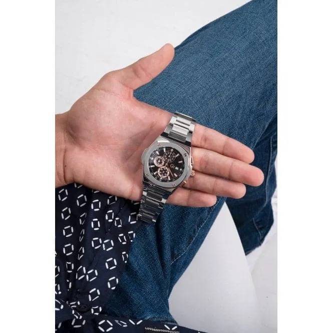 GC Gents Coussin Shape Silver Watch Y99001G2MF