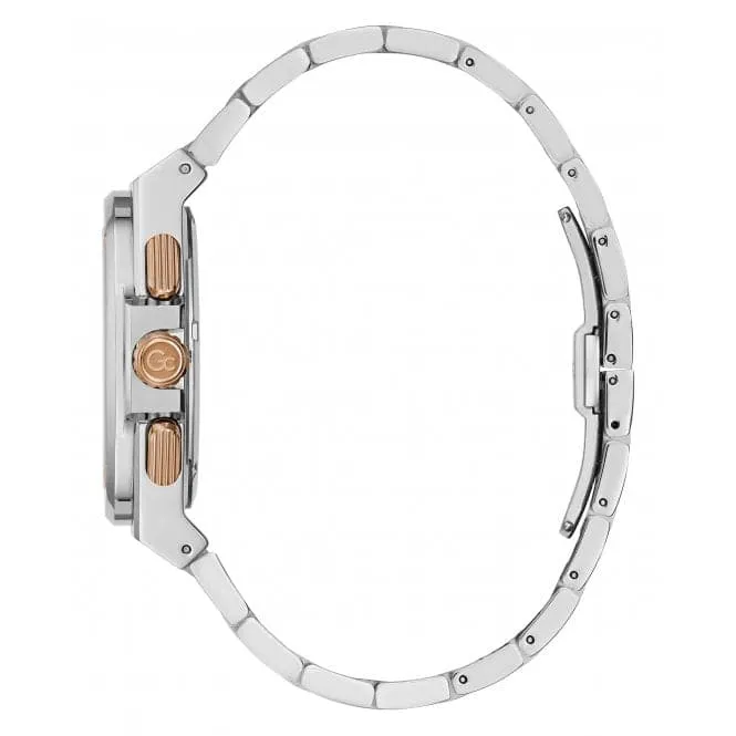GC Gents Coussin Shape Silver Watch Y99001G2MF