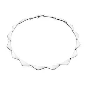Georg Jensen Silver Peak Necklace