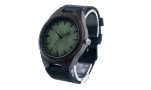 Green Wood Face Wooden Bamboo Luxury Watch