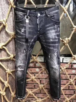 High-end Washed Hole Printed
