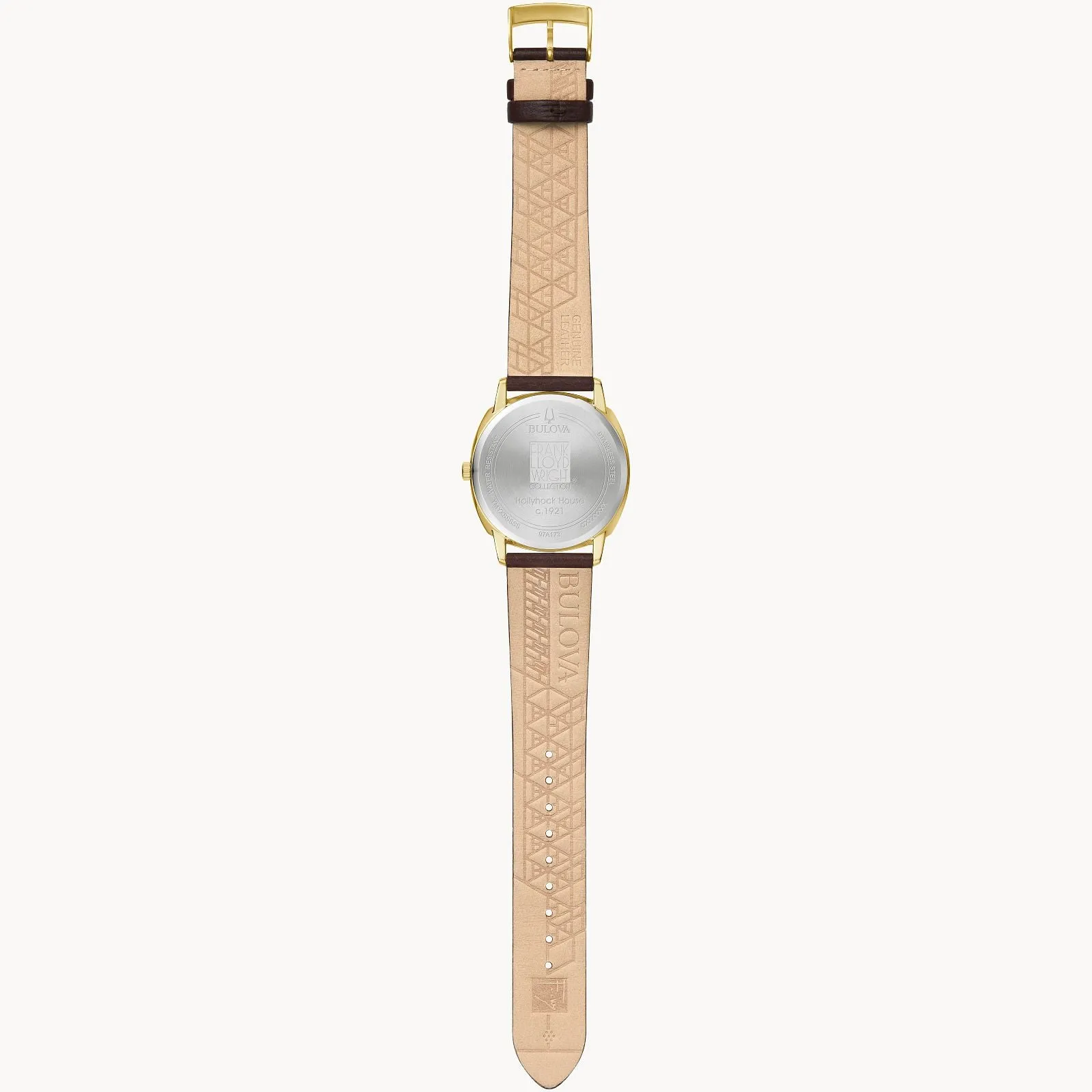 Hollyhock House Watch - Gold