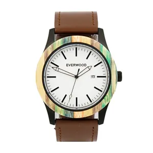 Inverness | Multi Bamboo | Brown Leather