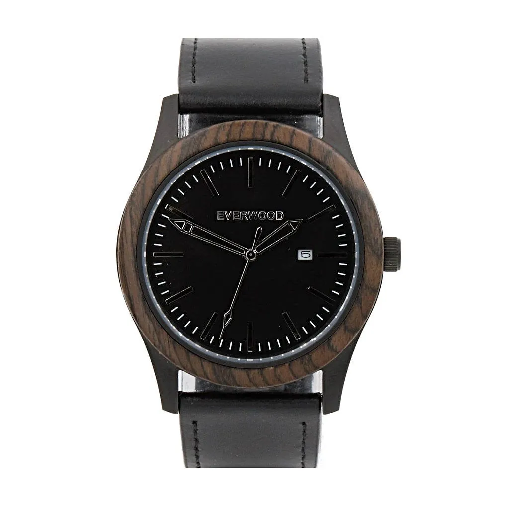 Inverness | Walnut | Black Leather