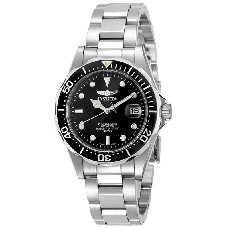 Invicta Pro Diver Black Dial Unisex Watch