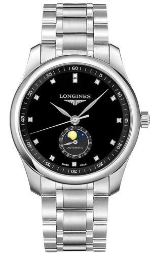 Longines Men's L29094576 Master Collection Moonphase Watch