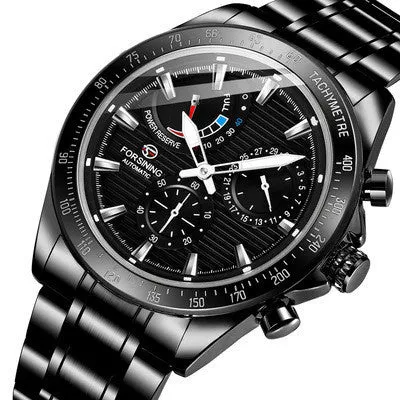 Luxury Stainless Steel Power Reservice Automatic Self-wind Mechanical Designer Wrist Watches Men's mechanical watches