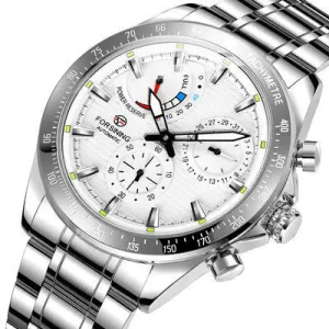 Luxury Stainless Steel Power Reservice Automatic Self-wind Mechanical Designer Wrist Watches Men's mechanical watches