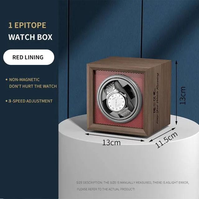 Luxury Wood Watch Winder High-End 2 4 Slot Automatic Watches Box with Motor Watch Cabinet Clock Storage Box