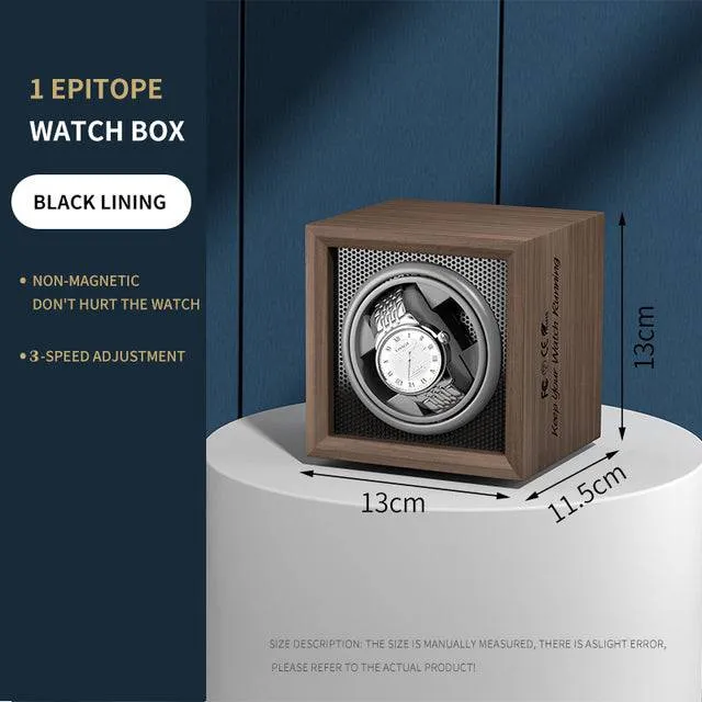 Luxury Wood Watch Winder High-End 2 4 Slot Automatic Watches Box with Motor Watch Cabinet Clock Storage Box