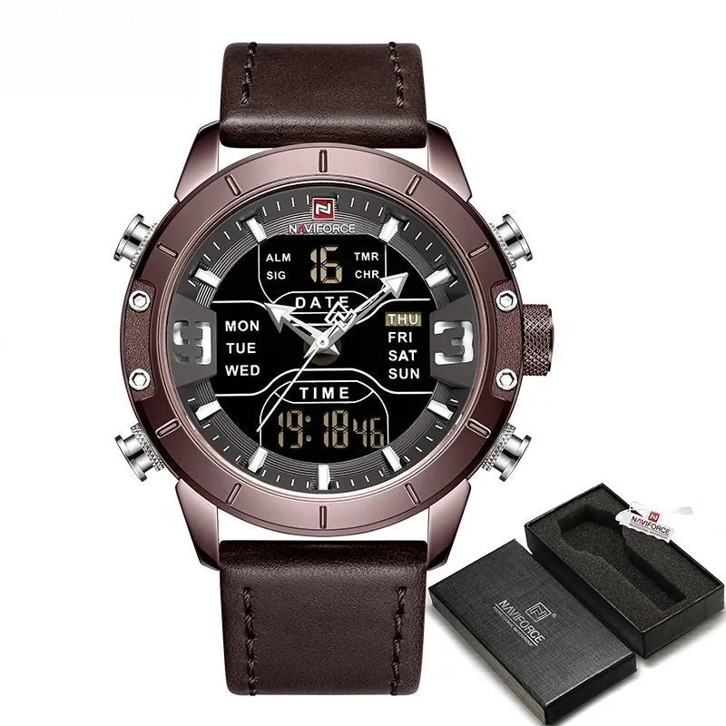 Men Sports Quartz Watch Men Multifunction Waterproof Luminous Wristwatch Men