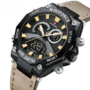 Men Watches Dual Display Digital Chronograph Male  Waterproof Wristwatches