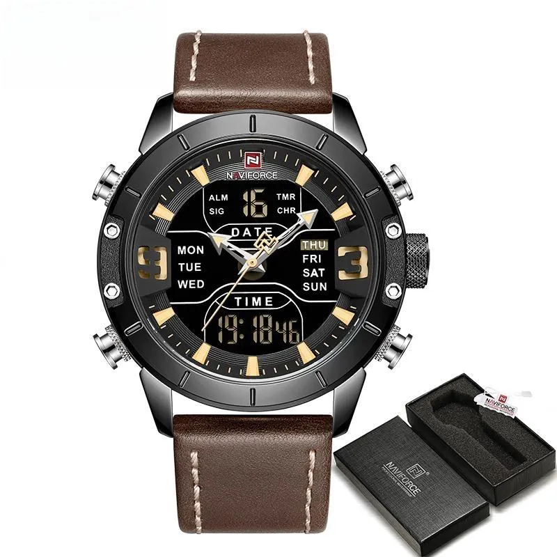 Men WristWatch Luxury Brand Blue Waterproof Quartz Men's Watches