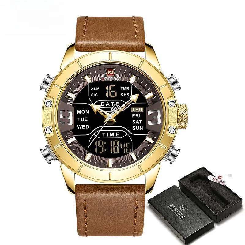 Men WristWatch Luxury Brand Blue Waterproof Quartz Men's Watches