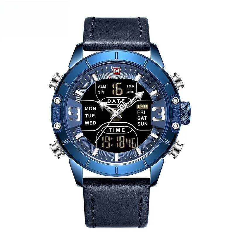 Men WristWatch Luxury Brand Blue Waterproof Quartz Men's Watches