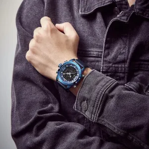 Men WristWatch Luxury Brand Blue Waterproof Quartz Men's Watches