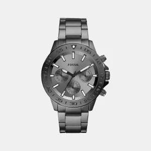 Men's Bannon GreyDial Multi-Function Stainless Steel Watch BQ2491
