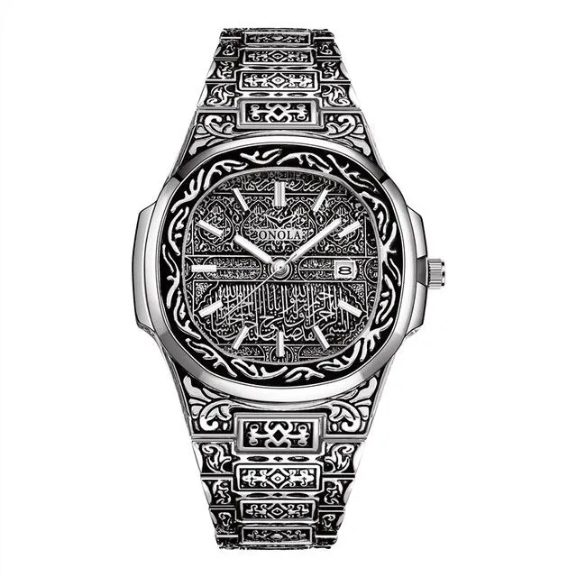 Men's Stainless Steel Creative Waterproof Analog Watches