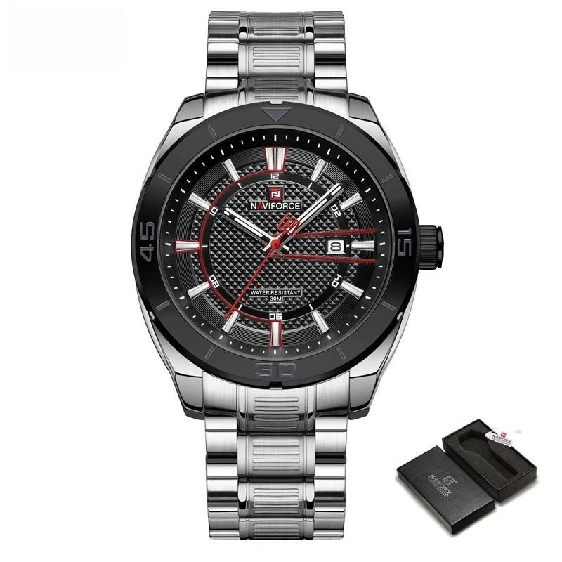 Mens Watches 3ATM Sports Quartz Waterproof Wristwatch Luminous Clock