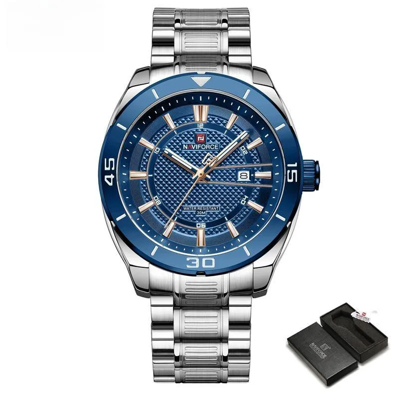 Mens Watches 3ATM Sports Quartz Waterproof Wristwatch Luminous Clock
