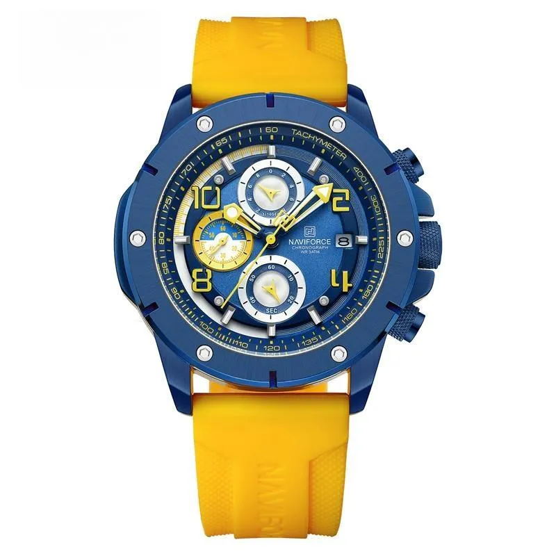 Men's Watches Luxury Military Quartz Wristwatch Waterproof Luminous Chronograph Date Clock