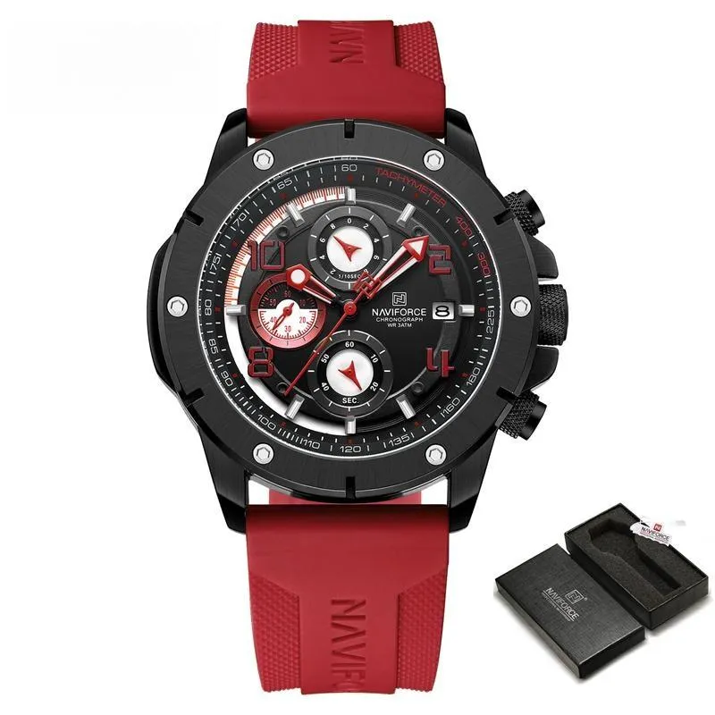 Men's Watches Luxury Military Quartz Wristwatch Waterproof Luminous Chronograph Date Clock