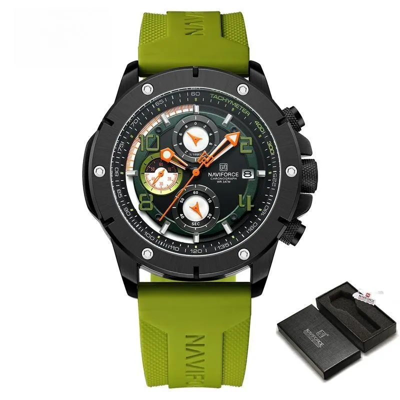 Men's Watches Luxury Military Quartz Wristwatch Waterproof Luminous Chronograph Date Clock