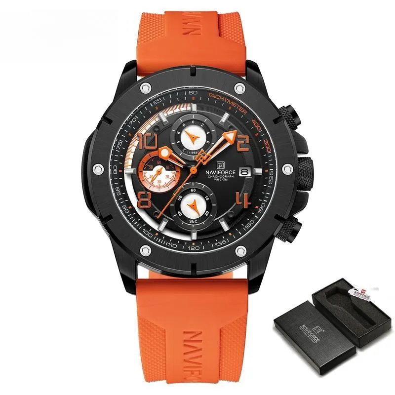 Men's Watches Luxury Military Quartz Wristwatch Waterproof Luminous Chronograph Date Clock