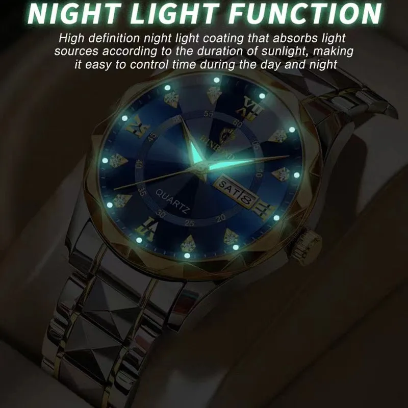 Men's Waterproof Quartz Watch