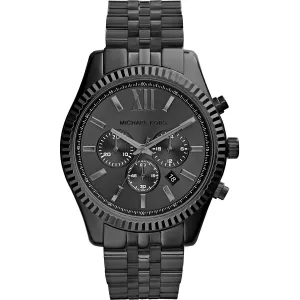 Michael Kors Lexington Gunmetal Grey Steel Chronograph Men's Watch MK8346