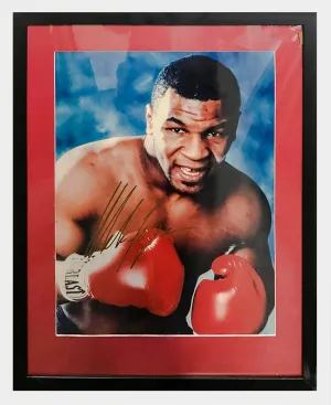 ''Mike Tyson'' Original C.1970s Autographed Color Portrait - $3K APR w/ CoA!