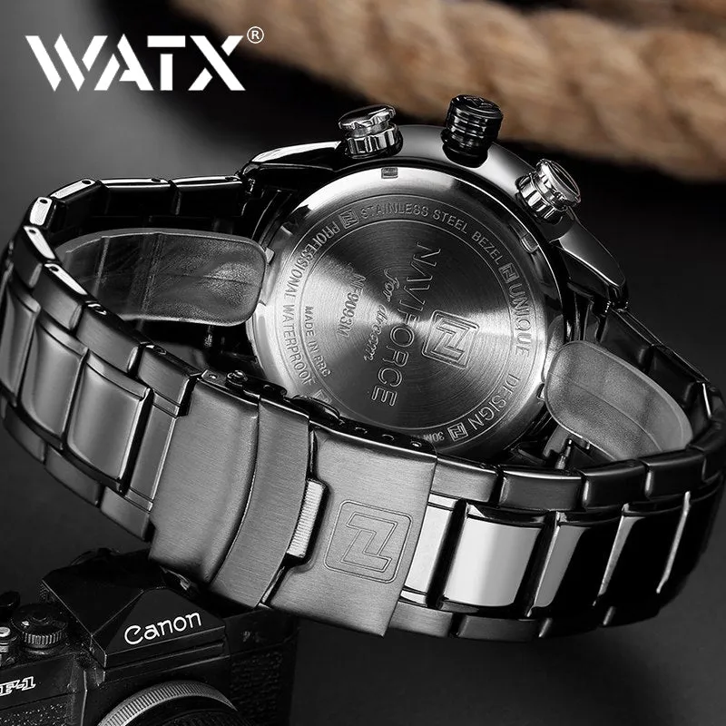 Military Sport Watches Steel Waterproof Number 18