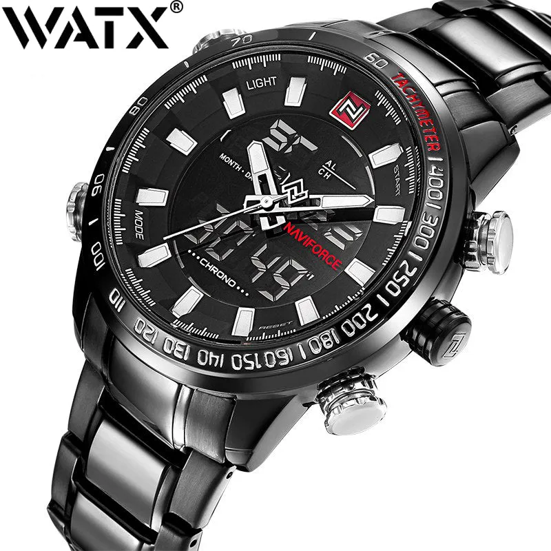 Military Sport Watches Steel Waterproof Number 18