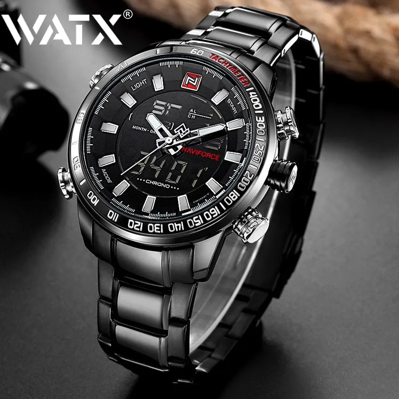 Military Sport Watches Steel Waterproof Number 18