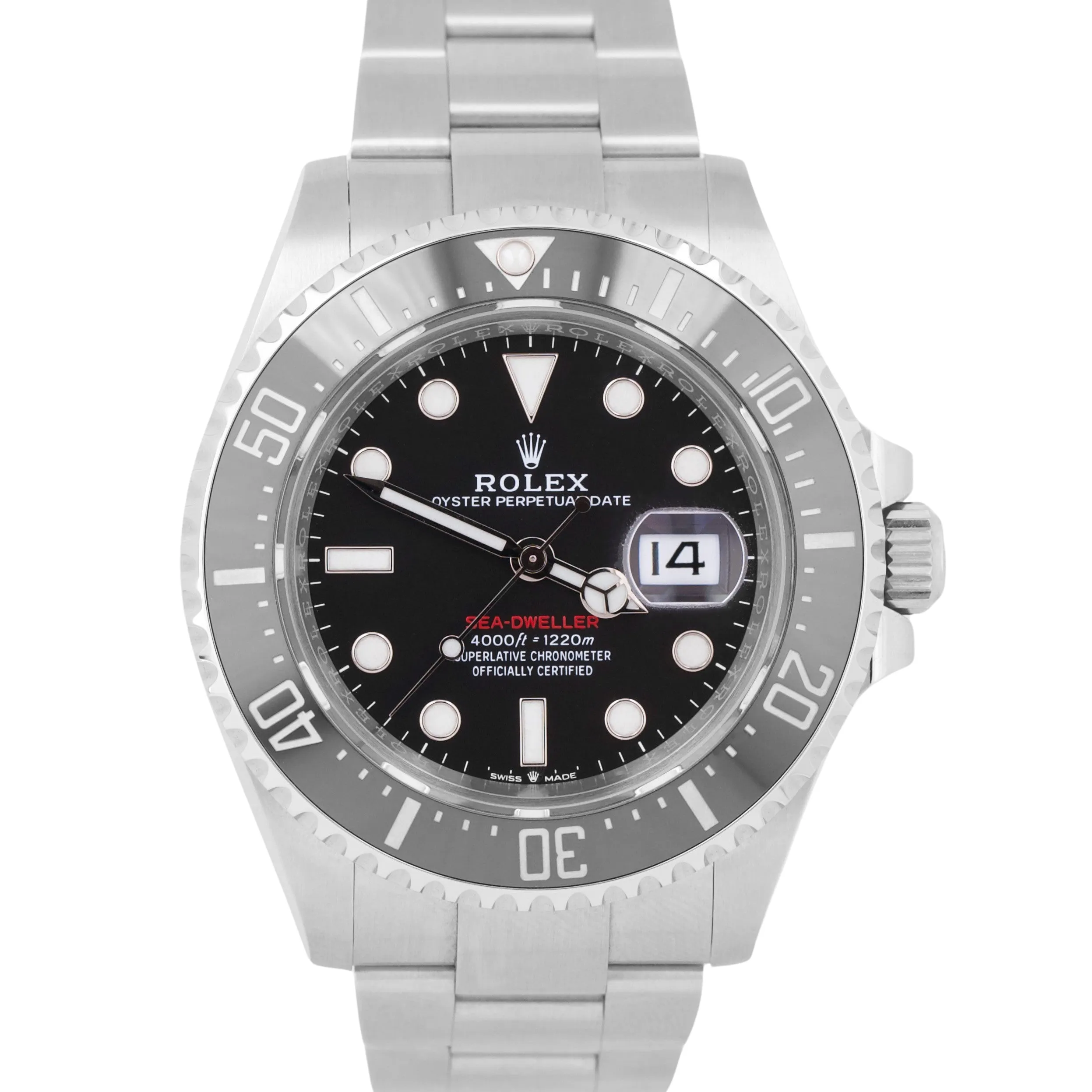 MINT 2022 PAPERS Rolex Sea-Dweller 126600 Black Mark II Steel 43mm MK2 Watch BOX