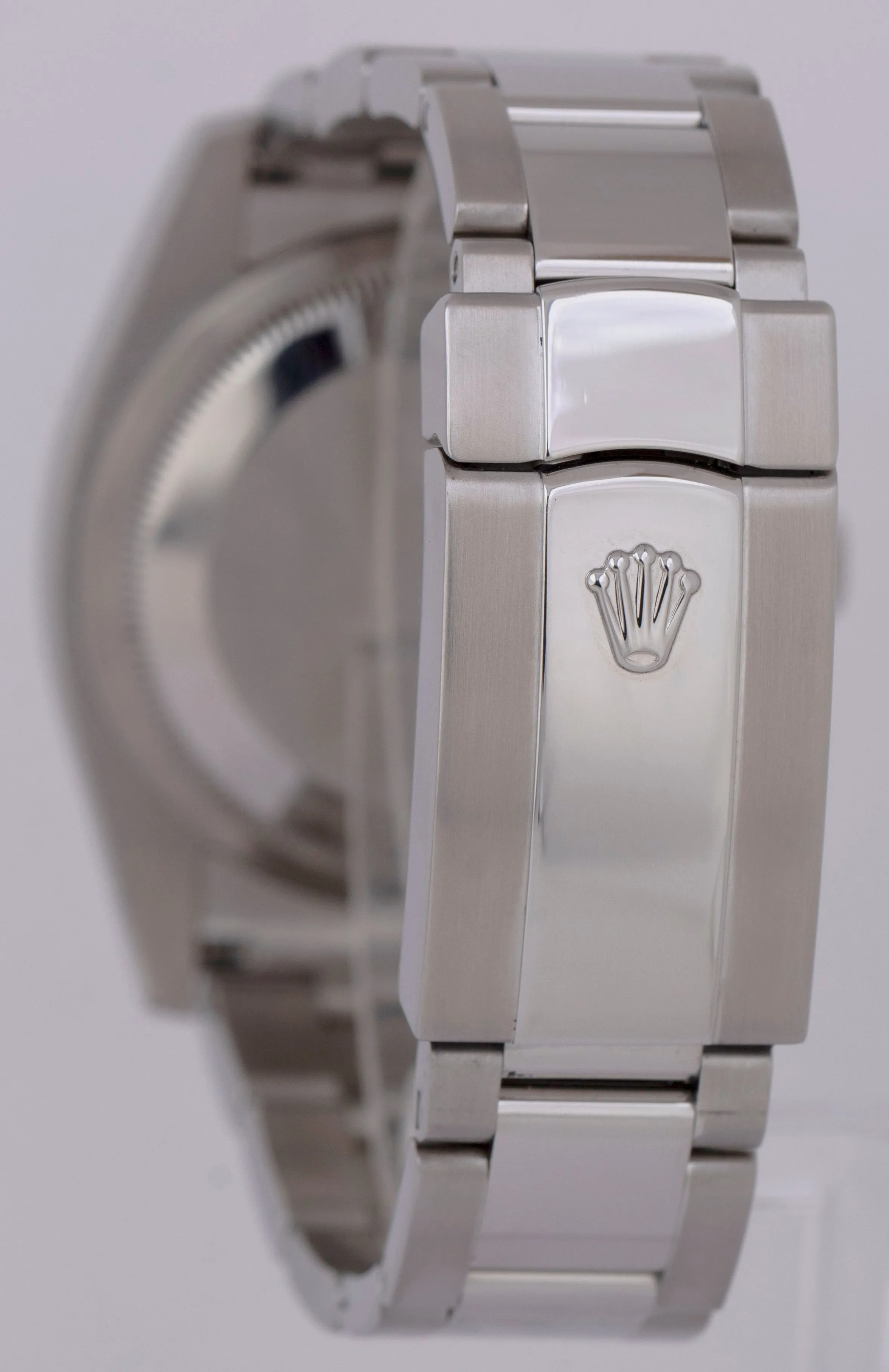 MINT PAPERS Rolex DateJust RHODIUM WAVES 36mm DIAMOND Oyster 116244 Watch BOX