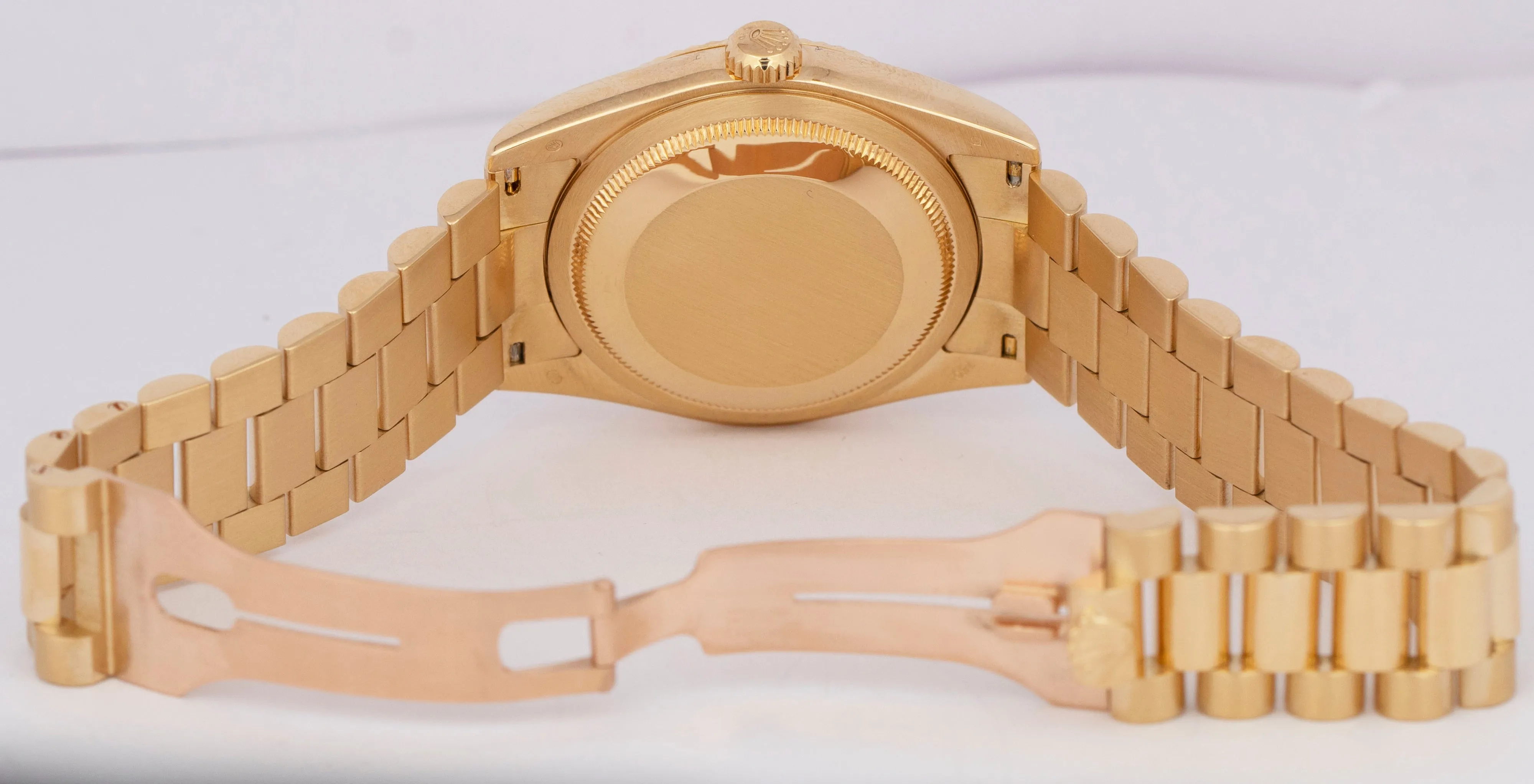 MINT PAPERS Rolex Day-Date President Silver 36mm 18K Yellow Gold 118238 BOX
