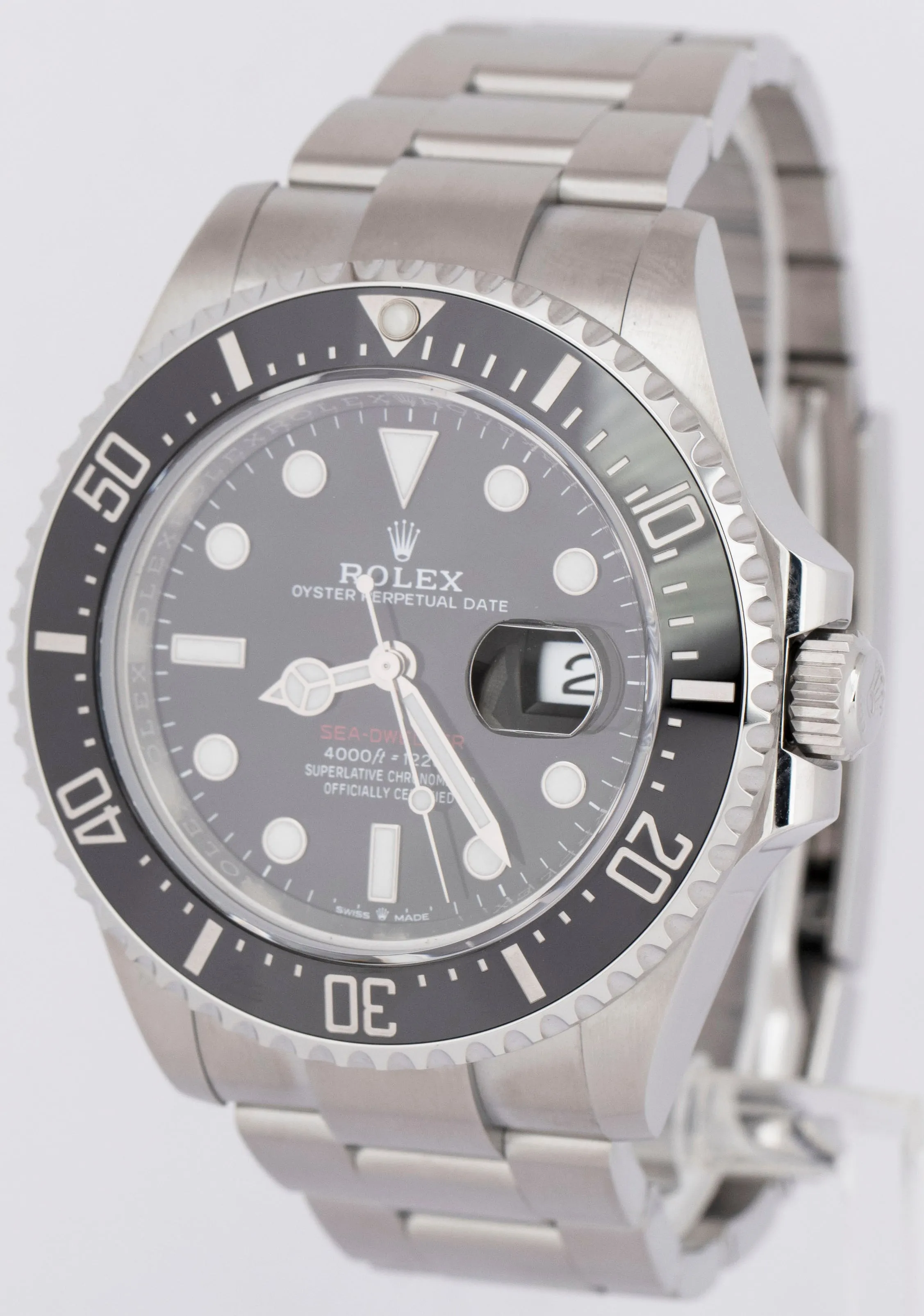MINT PAPERS Rolex Sea-Dweller Mark II 50th-Anniversary Red Steel 43mm 126600 BOX