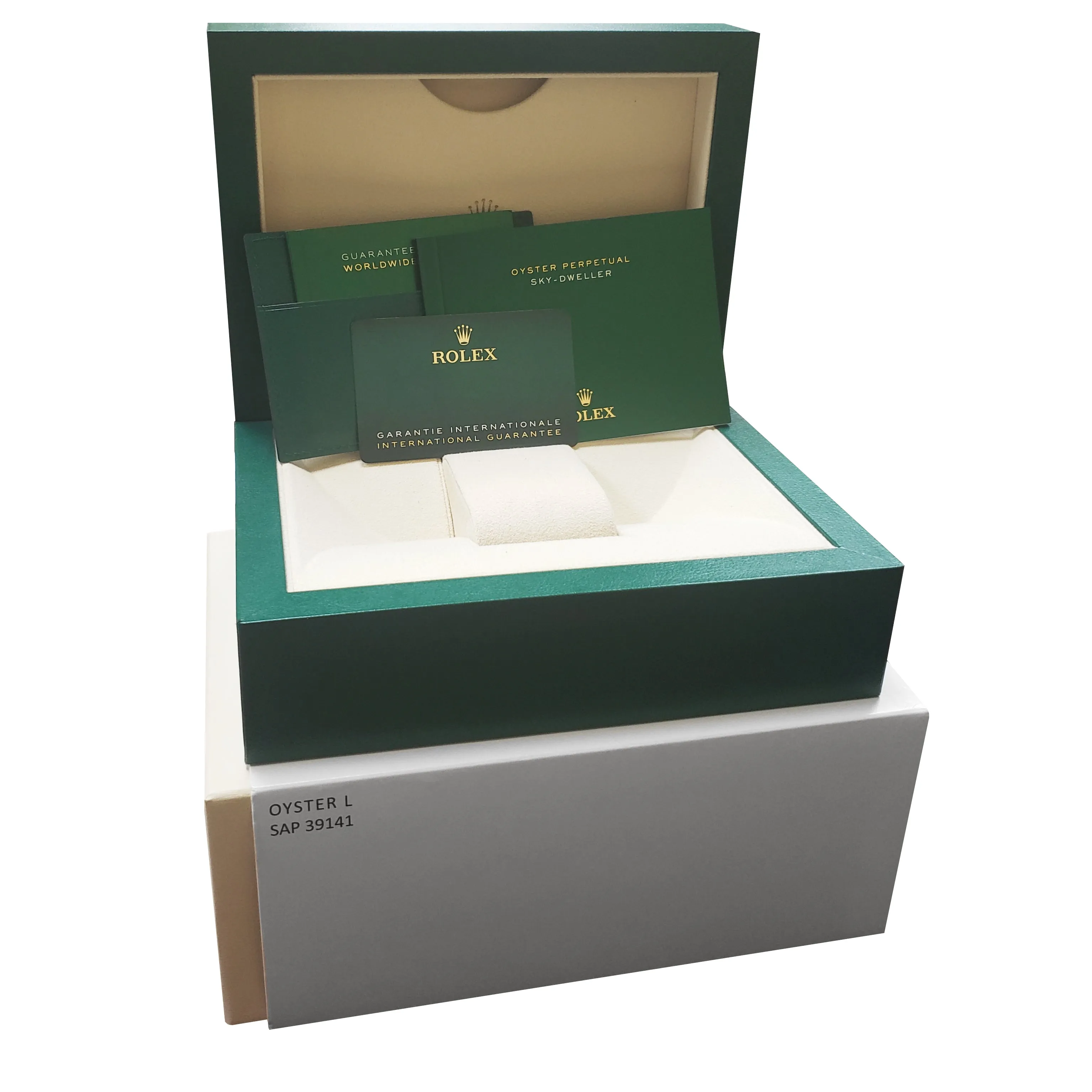 MINT Rolex Sky-Dweller 326235 PAPERS Chocolate Oysterflex Everose Gold Watch BOX