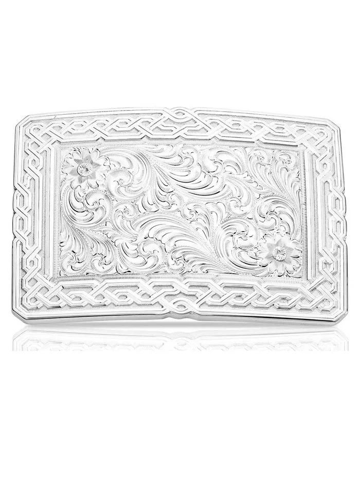 Montana Silversmiths 51810 Unyielding Grit Buckle Silver