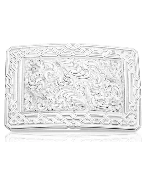 Montana Silversmiths 51810 Unyielding Grit Buckle Silver