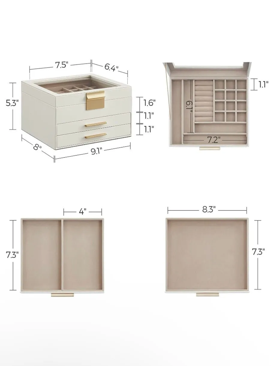 Off white jewelry box