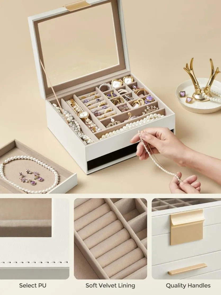 Off white jewelry box