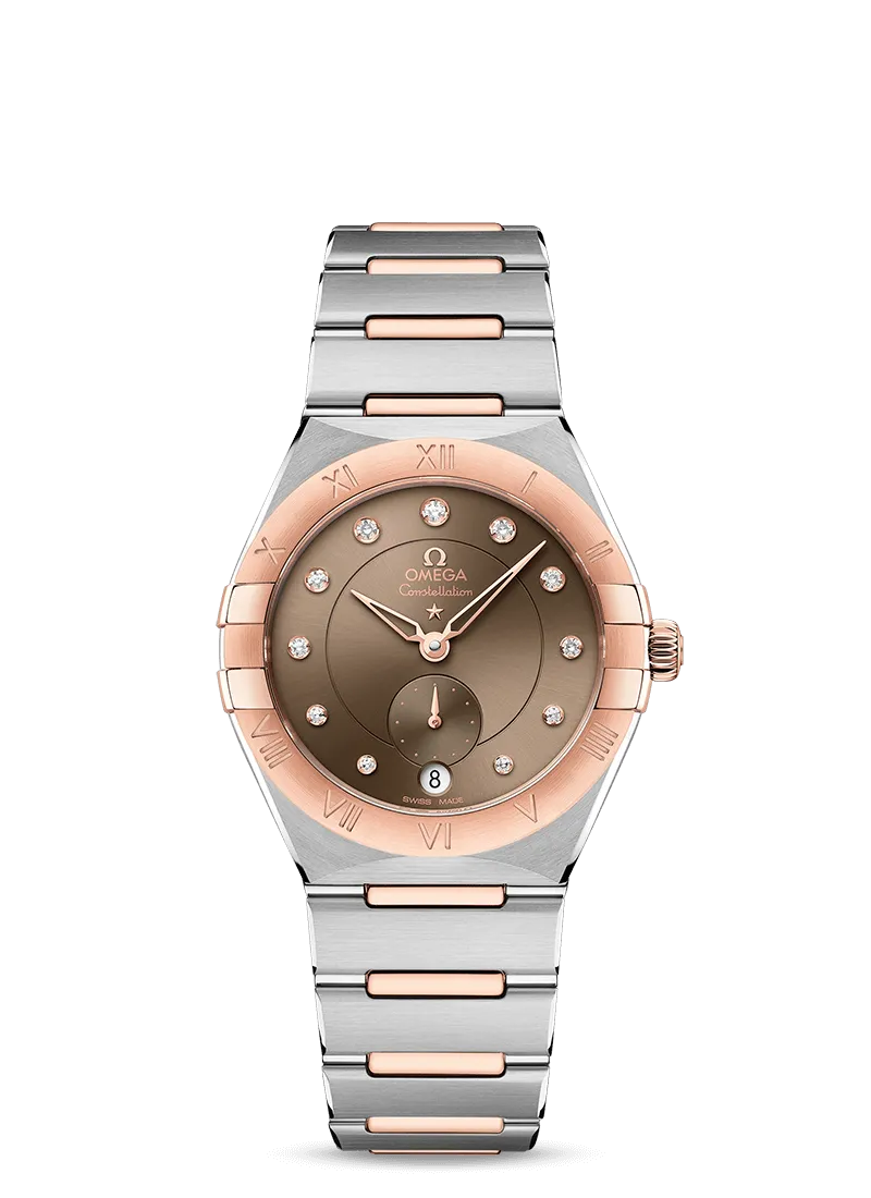 Omega Constellation Co-Axial Master Chronometer Small Seconds 34mm Steel ‑ Sedna™ Gold on Steel ‑ Sedna™ Gold 131.20.34.20.63.001