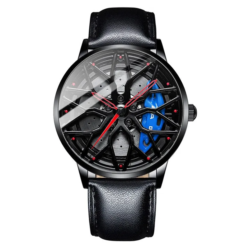 Original Wheel Rim Hub Watches Men Super Car Rim Hub Men Quartz Watch Waterproof Watches For Car AMG